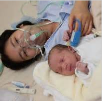 mother & child after birth